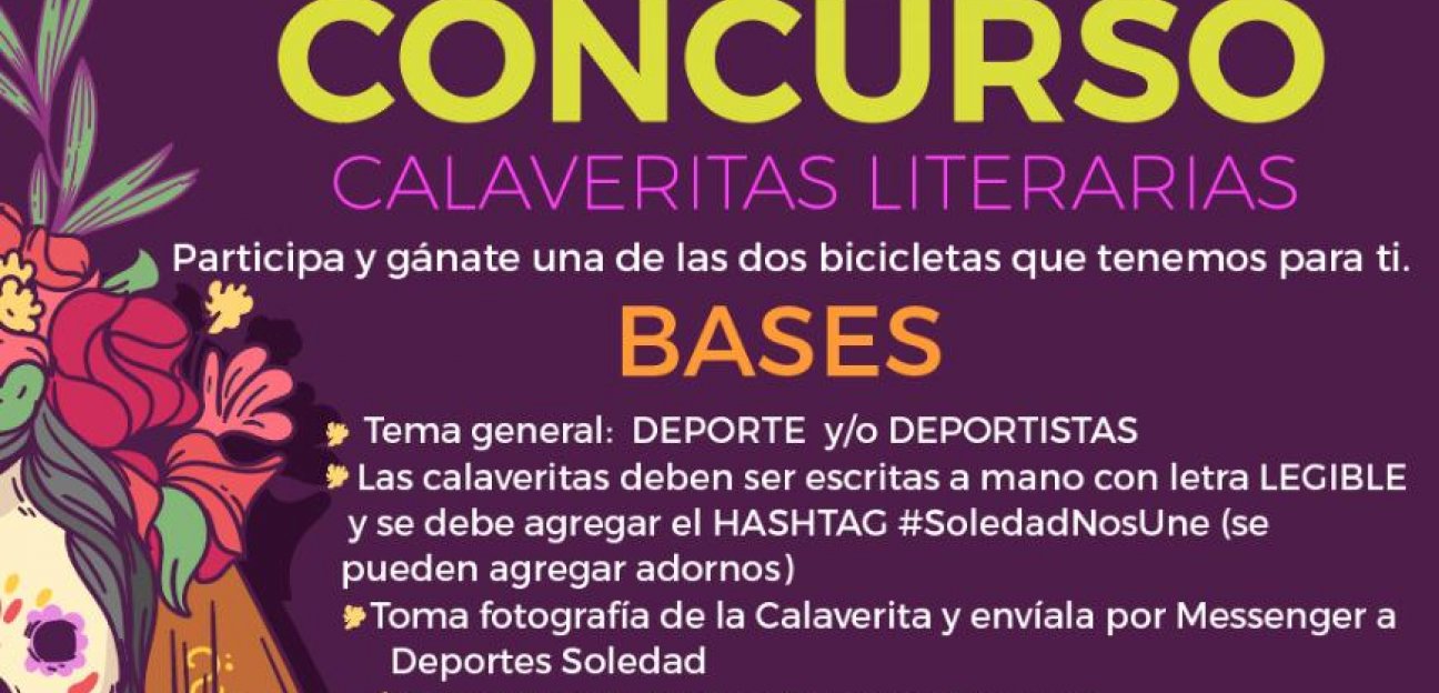 Invitan a concurso de Calaveras Literarias para rendir tributo a las  Leyendas del Deporte | Soledad-web