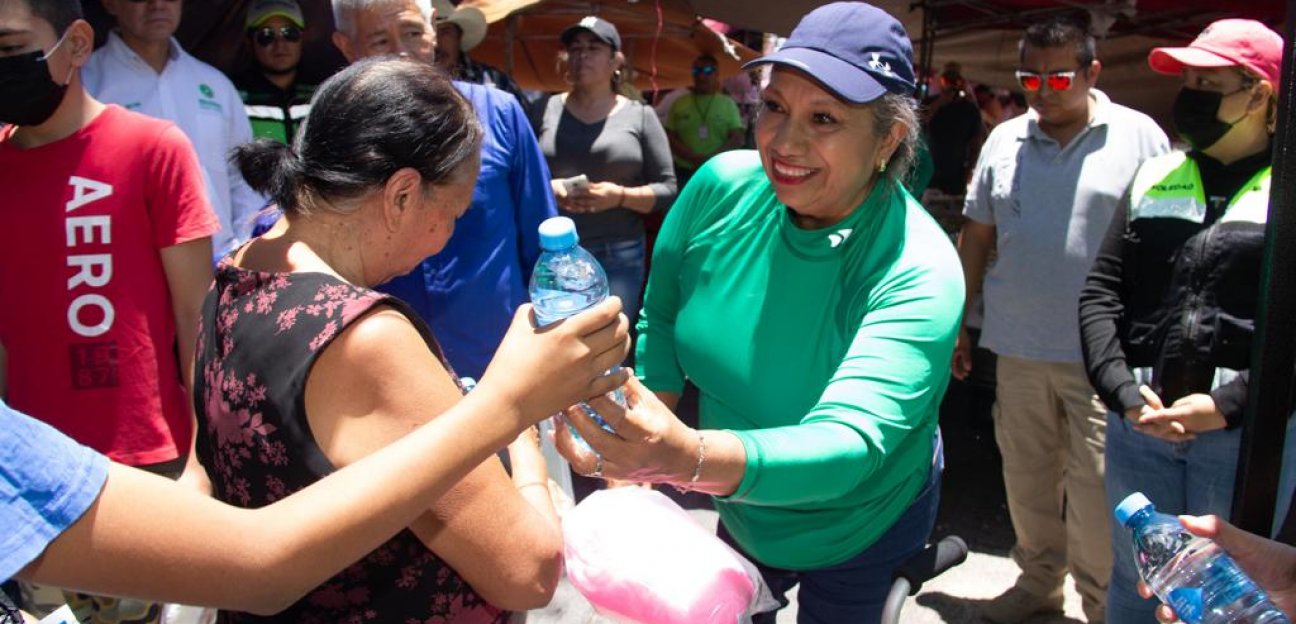 Municipio de Soledad instala módulos de hidratación en mercados ambulantes 
