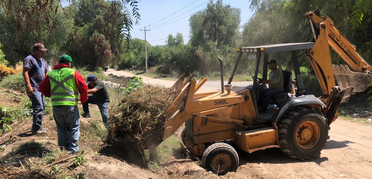 Área de Respuesta Ciudadana en Soledad, realiza limpieza de dren en Fracción Rivera