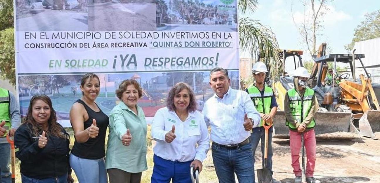 Leonor Noyola arranca creación de nueva área recreativa en favor de 4 mil habitantes