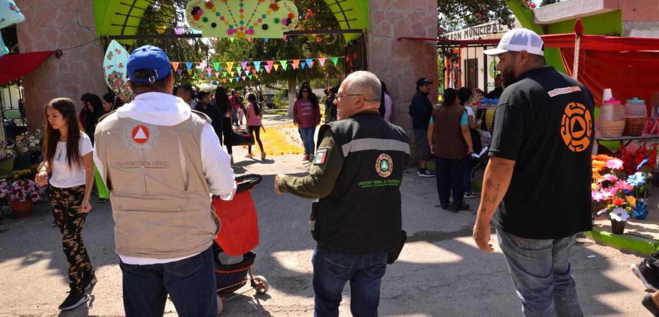 Protección Civil de Soledad reporta saldo blanco en actividades por Día de Muertos