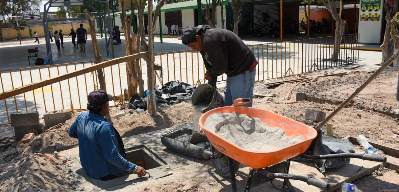 Se reconstruyen y transforman 25 escuelas en Soledad de Graciano Sánchez
