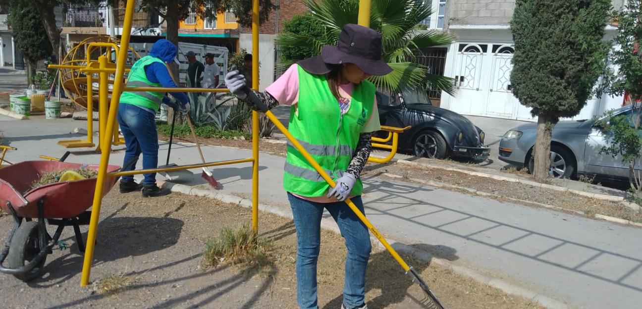 Áreas recreativas, calles y avenidas en Soledad reciben labores constantes de limpieza