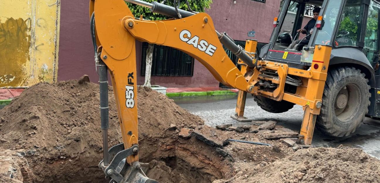 Municipio de Soledad asume reparación por colapso de drenaje ante indolencia de Interapas