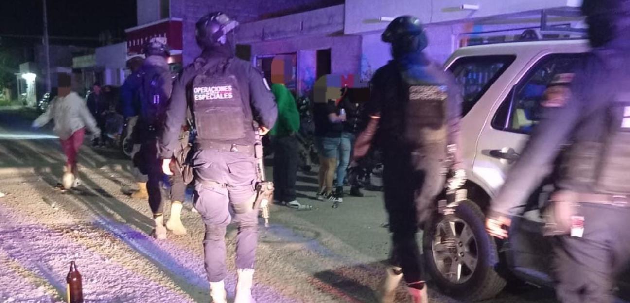 Seguridad Pública de Soledad cancela baile callejero, en Operativo Contención con GCE