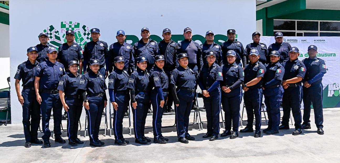 Soledad de Graciano Sánchez fortalece su cuerpo policial con generación de agentes capacitados