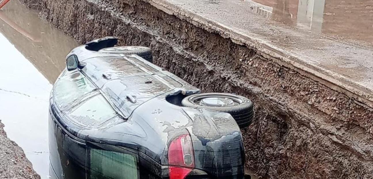 Tránsito y Policía Vial de Soledad atiende incidente en colonia Rancho Blanco 