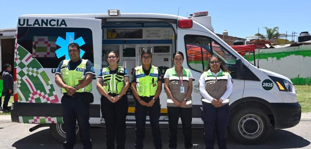 Ayuntamiento de Soledad destaca liderazgo femenino en equipo de paramédicos en Protección Civil 