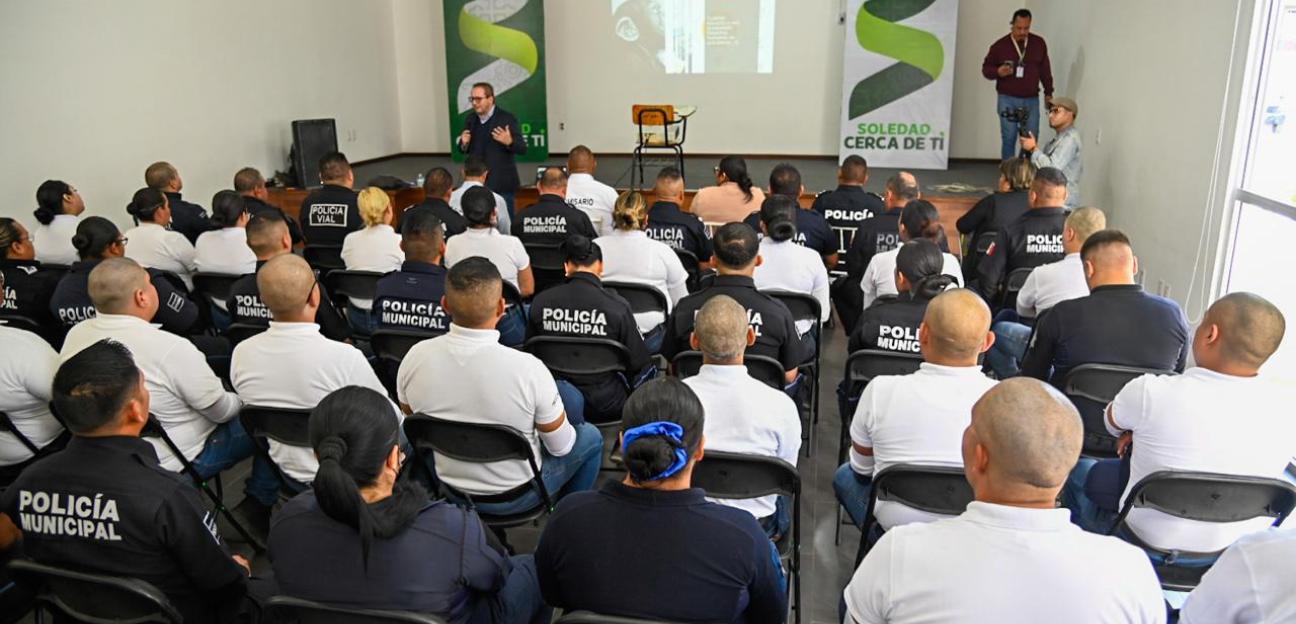 Con capacitación a policías, Ayuntamiento de Soledad conmemora Día Internacional de los Derechos Humanos