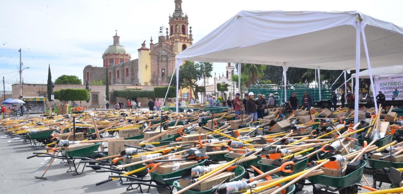 Ayuntamiento de Soledad prepara entrega de herramientas agrícolas a productores