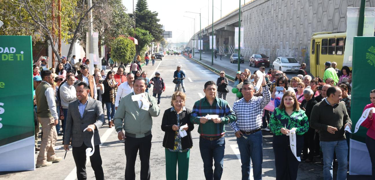 Juan Manuel Navarro y Ricardo Gallardo entregan a los soledenses la rehabilitación del Bulevar Valle de los Fantasmas